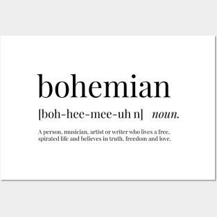 Bohemian Definition Posters and Art